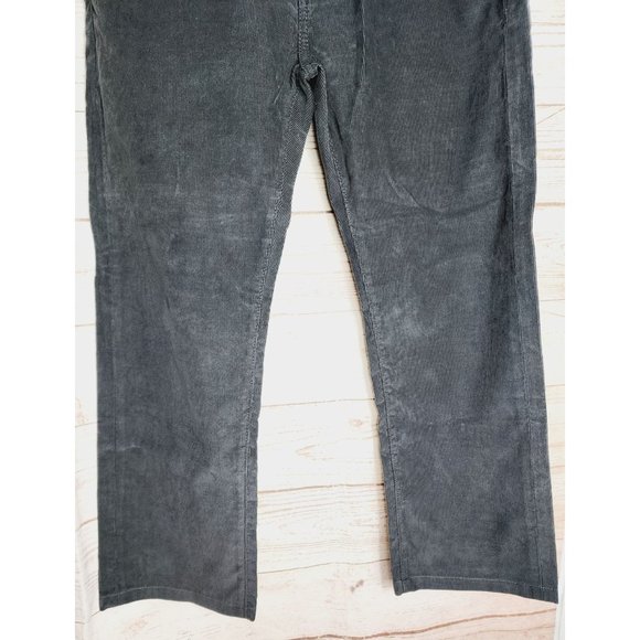 Dockers Durable Construction 5 Pocket Straight Fit 36x27.5” Gray Corduroy Pants - Picture 6 of 16